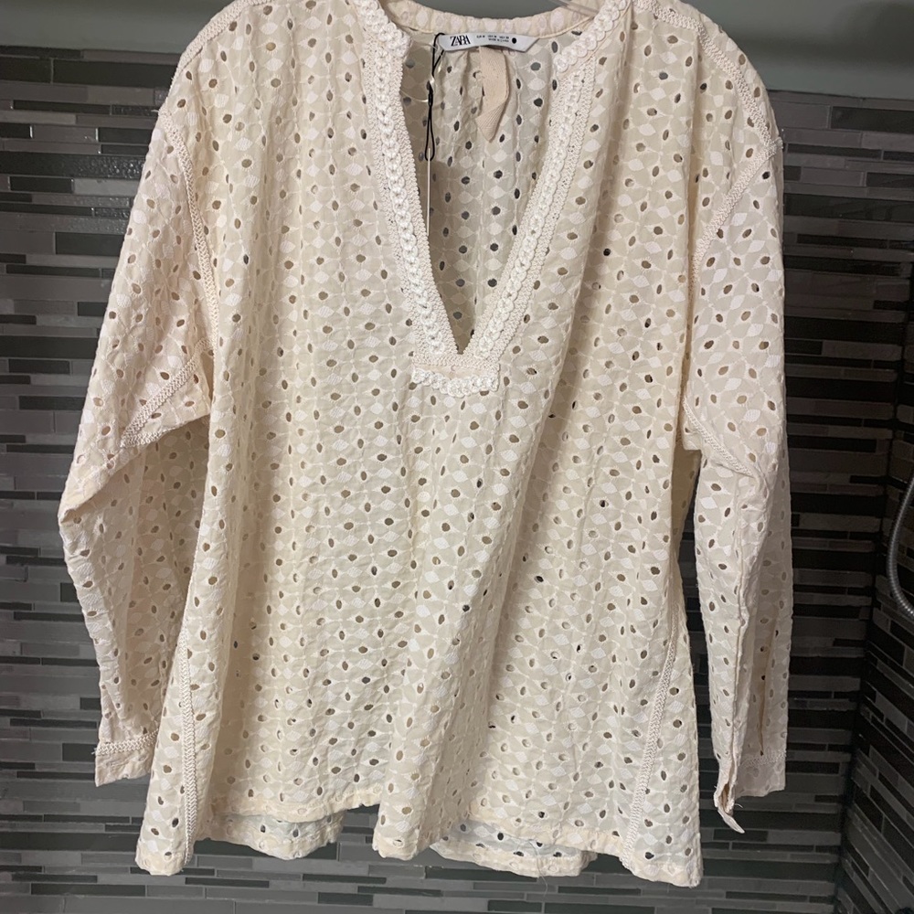 Embroidered top